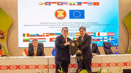 ASEAN và EU ký Hiệp định Vận tải hàng không Toàn diện đầu tiên