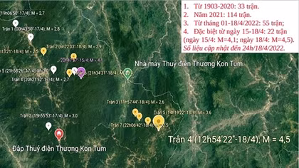 Đề xuất thiết lập 10 trạm quan trắc động đất
