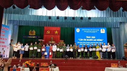 Ý nghĩa chương trình "cảm ơn người lao động trong CAND"