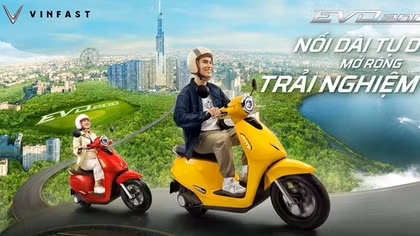Vinfast miễn phí 1 năm thuê bao pin cho các khách hàng đầu tiên mua xe Evo200