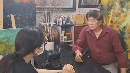 Người thầy của lớp vẽ đặc biệt