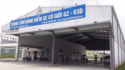 Trung tâm đăng kiểm 6203D ở Long An bị tạm đình chỉ