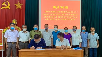 Về thăm "xã điển hình" và "Công an phường điển hình"