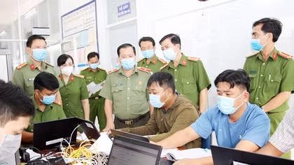 Công an các địa phương đẩy mạnh thực hiện Đề án 06