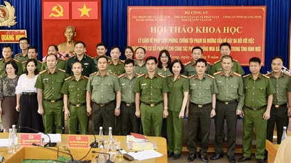 Hoàn thiện khung pháp lý, nâng cao hiệu quả phòng, chống mua bán người