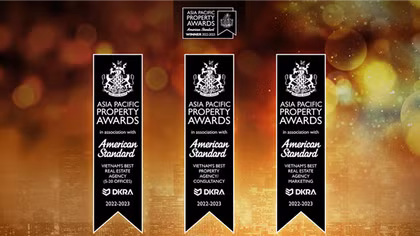 DKRA Vietnam 2 năm liên tiếp lập hat-trick giải thưởng Asia Pacific Property Awards