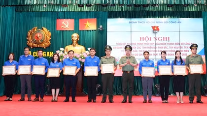 Nâng cao hiệu quả phối hợp giữa tuổi trẻ Bộ Công an với 28 tỉnh, thành đoàn