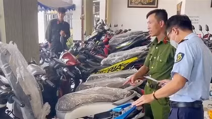 Phát hiện nhiều xe mô tô giá trị cao không rõ nguồn gốc, xuất xứ