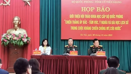 Tổ chức hội thảo khoa học 60 năm Chiến thắng Ấp Bắc