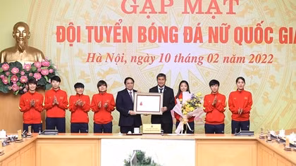 Các tuyển thủ Đội tuyển bóng đá nữ Quốc gia là “những cô gái kim cương”