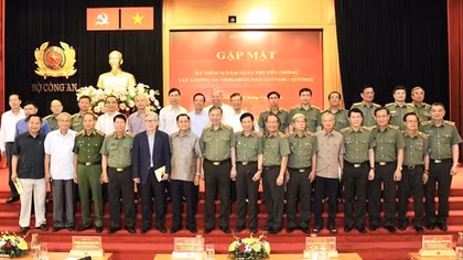 Tri ân các thế hệ lãnh đạo Bộ, cán bộ lão thành thuộc lực lượng An ninh