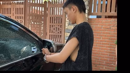 Bắt đối tượng chuyên đập kính ô tô để trộm tài sản