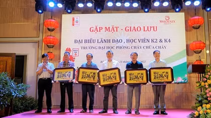 Gặp mặt giao lưu học viên Khóa K2 và K4 Đại học PCCC