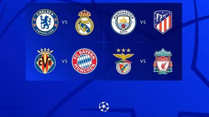 Chelsea gặp Real ở tứ kết Champions League