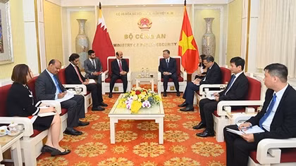 Việt Nam và Qatar đẩy mạnh hơn nữa hợp tác phòng, chống tội phạm