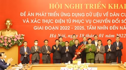 Ứng dụng dữ liệu về dân cư, định danh và xác thực điện tử phục vụ chuyển đổi số quốc gia