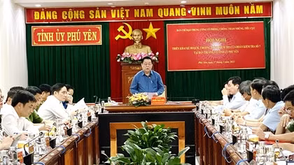 Ban Chỉ đạo Trung ương kiểm tra công tác phòng, chống tham nhũng tại Phú Yên