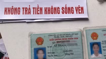 "Khủng bố" con nợ bằng dòng chữ “không trả tiền không sống yên”