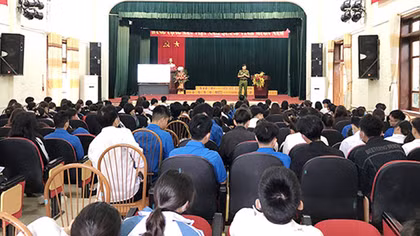 Tuyên truyền pháp luật cho học sinh Trường Trung cấp Văn hóa Nghệ thuật và Du lịch Sơn La