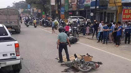 Điều tra vụ người phụ nữ bị xe ô tô rơ moóc cán tử vong