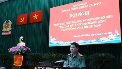 Triển khai Luật sửa đổi, bổ sung một số điều của Luật Xử lý vi phạm hành chính
