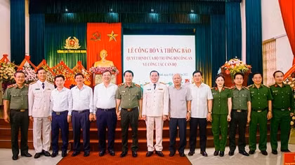 Công an Nam Định có tân Giám đốc