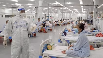 Ngày 22/2, thêm 55.879 ca COVID-19, Hà Nội gần chạm mốc 7.000 F0