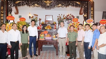 Khánh thành Nhà tưởng niệm Đại tá, Anh hùng LLVTND Đào Đình Bảng