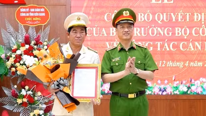 Đại tá Nguyễn Văn Hận giữ chức vụ Giám đốc Công an tỉnh Kiên Giang