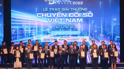Trung tâm Dữ liệu quốc gia về dân cư nhận giải thưởng Chuyển đổi số năm 2022