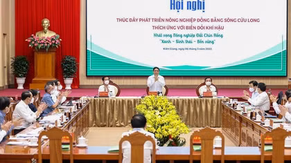 Thủ tướng dự Hội nghị thúc đẩy phát triển nông nghiệp vùng ĐBSCL