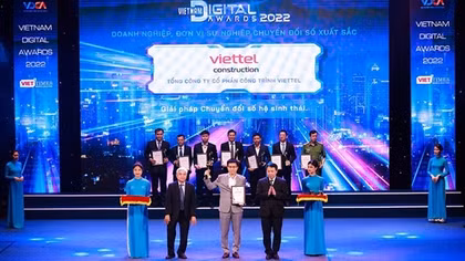 Viettel dẫn đầu Giải thưởng Chuyển đổi số Việt Nam 2022