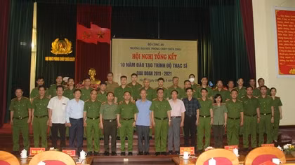 Trường Đại học PCCC tổng kết 10 năm đào tạo thạc sĩ