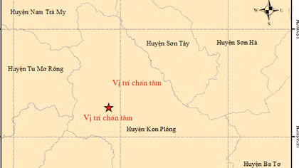 Kon Tum lại rung chuyển vì động đất