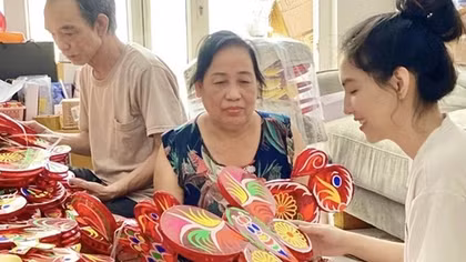 Xóm lồng đèn nhộn nhịp đón mùa trăng