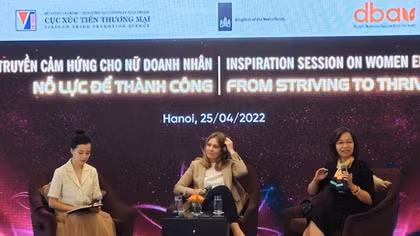 Việt Nam có 30% phụ nữ tham gia lãnh đạo doanh nghiệp, góp phần truyền cảm hứng để thành công