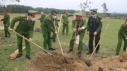 Trại giam Đồng Sơn trồng trên 26 nghìn cây xanh