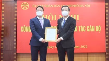 Ông Nguyễn Việt Hùng giữ chức Phó Giám đốc Sở Thông tin và Truyền thông Hà Nội