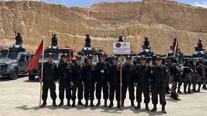 Bộ Công an cử đoàn tham gia cuộc thi chiến binh thường niên tại Jordan