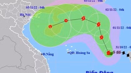 Không cho phép máy bay cất, hạ cánh, đi vào vùng nguy hiểm của bão số 7