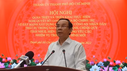 Xây dựng lực lượng Công an TP Hồ Chí Minh chính quy, tinh nhuệ, hiện đại