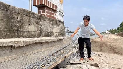 Cần làm rõ trách nhiệm tổ chức, cá nhân vụ kè trăm tỷ liên tục sạt lở