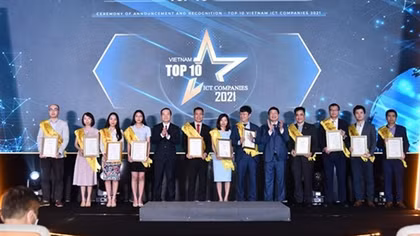 Vinh danh TOP 10 doanh nghiệp công nghệ thông tin Việt Nam 2021