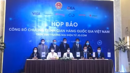 Chương trình Gian hàng quốc gia Việt Nam trên sàn thương mại điện tử JD.com