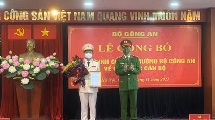 Công bố quyết định bổ nhiệm Cục trưởng Cục Xây dựng phong trào bảo vệ An ninh Tổ quốc