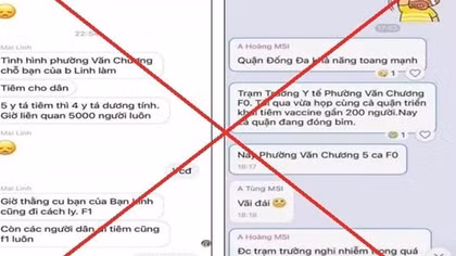 Thông tin về 5.000 F1 tại Hà Nội là bịa đặt