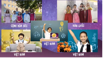 Cha con NSƯT Xuân Bắc cùng dàn sao vui Trung thu với thiếu nhi trong và ngoài nước