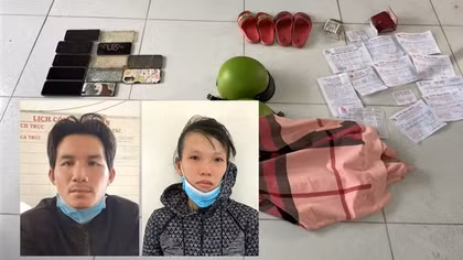 Đôi vợ chồng đóng giả khách hàng gây ra 18 vụ trộm