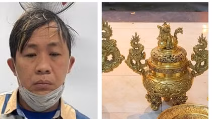 Đột nhập nhà thờ trộm cắp lư đồng đem bán kiếm tiền tiêu Tết