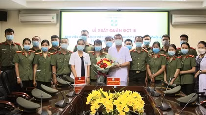Bệnh viện 199 xuất quân đợt 3 chi viện TP Hồ Chí Minh chống dịch
